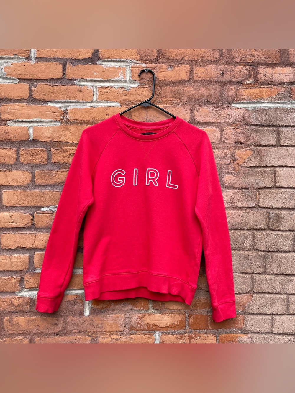 Lucky Brand Cotton Embroidered Sweatshirt